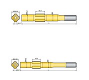 Хвостовик аналог Ingersoll Rand VL 120, VL 140