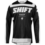 Мотоджерси Shift Black Strike Jersey Black/White, Размер M