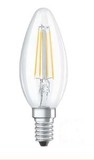 LED SCL B75 6W/827   230V CL    FIL E14  850lm FS1  OSRAM — свеча FILLED OSRAM