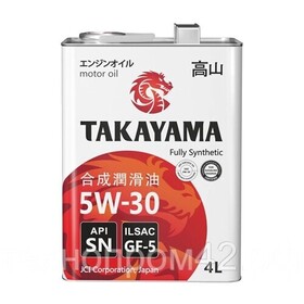 Масло моторное TAKAYAMA SAE 5W-30 ILSAC GF-5 API SN 1л