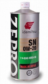 Масло Idemitsu Zepro Eco Medalist SN/CF 0W-20 1л.(3583-001) 4253-001