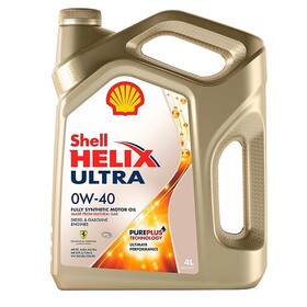 Масло моторное синтетическое Shell Helix Ultra 0w40 4 литра, 550055900