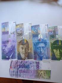 Поменять старые швейцарские франки