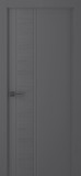 Межкомнатная дверь Твинвуд 1 (полотно глухое) Эмаль графит - 2,0х0,6