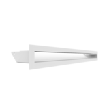 Решетка (туннель) вентиляционная LUFT/6/60/45S/B (60 мм х 600 мм), белая
