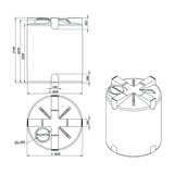 Емкость для КАС на 5000 литров серии T