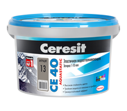 CERESIT CE 33 COMFORT затирка для швов до 6 мм. с антигрибковым эффектом, 13 антрацит (5кг)