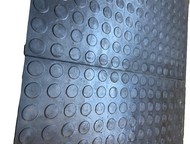 Литая резиновая плитка с потайным замком толщиной 10 мм