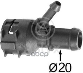 Фланец Системы Охлаждения Audi Q3 12-15 Octavia 04-12,Vw Golf 5/6 05-11/Jetta11> ASLYX арт. AS502223