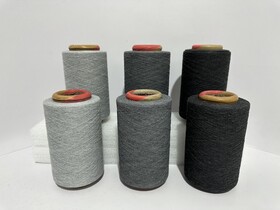 Пряжа смесовая хб/пэ пряжа Nm 34/1 (Ne 20/1)