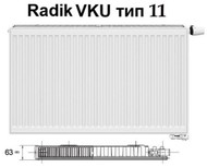 Радиатор стальной 500х500 VKU11-5050 RADIK KORADO