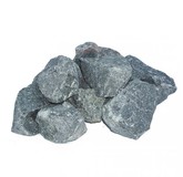 Камень для электрокаменки "габбро-диабаз" обвалованный упаковка Огненный Камень