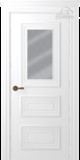 Межкомнатная дверь Палаццо 3/1 (остекленное) Эмаль белый - 2,0х0,6