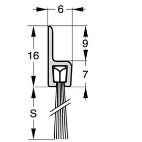 Полосовая щетка STRIBO PRO Н3-14