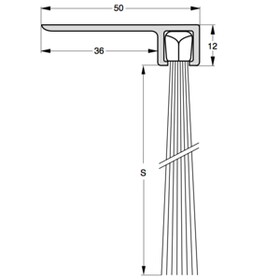 Полосовая щетка STRIBO PRO F8-40