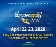 Приглашаем на Международную конференцию «Black Sea Grain-2020»:  22-23 апреля 2020г.