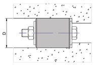 Устройство для герметизации монтажных отверстий аквастоп дисклудер