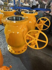 Краны шаровые цельносварные фланцевые с редуктором Ру16 Ду350 11с367п