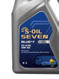 Масло моторное S-OIL 7 BLUE #7 CI-4/SL 5W30 синтетика 4л