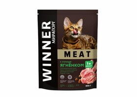 Сухой корм для кошек Winner MEAT, с ягненком