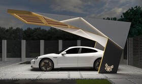 Консольный навес для автомобиля SK00304