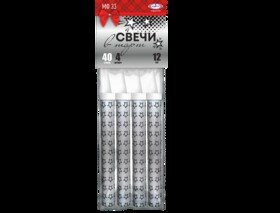 Фонтаны СВЕЧИ В ТОРТ серебро (4шт)