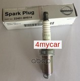 Свеча Зажигания Nissan: Almera N16 2000-2006, Primera P12e 2002-2007, Teana J31 2006-2008, X-Trail ( NISSAN арт. 224018H514