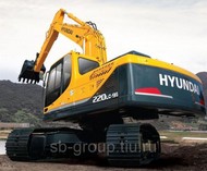 Аренда гусеничного экскаватора Hyundai 220 от 11500 руб/смена