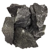 Камень для сауны "пироксенит" Черный принц колотый средний фракция 100-140 упаковка Хакасинтерсервис