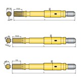 Хвостовик аналог Atlas Copco COP 4050MUX