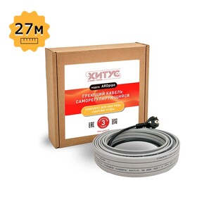 Греющий кабель 27 м Хитус ARDpipe-16 432 Вт