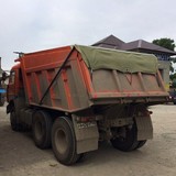 Тент полог на строительный самосвал КамАЗ 55111 в Рязани