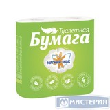 Мягкий знак Комфорт БУКВА бумага туалетная 2-слойная упаковка по 4шт.