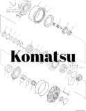 Ступица 198-22-63221 устанавливается на бульдозер komatsu