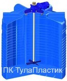 Емкость пластиковая ЭВЛ (V) 1000 с лопастной мешалкой