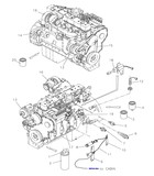 Двигатель, запасные части буровой установки Junjin JD-1300E