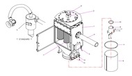 Пылеуловитель в сборе, запасные части буровой установки Junjin JD-1300E