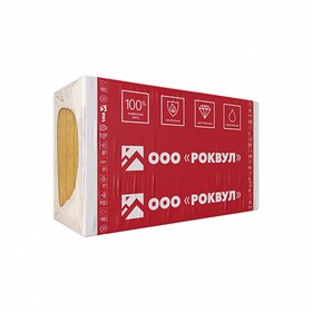 Минеральная вата ROCKWOOL Венти Баттс (1000х600х100) 4 шт (2,4 м2, 0,24 м3) в упаковке