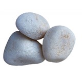 Камень для бани "кварц" галтованный (ведро 10 кг), фр. 40-80 мм, т.м. Атлант