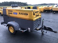 Аренда компрессора Atlas Copco XAS97 с 4 отбойными молотками