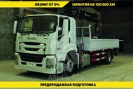 Бортовой автомобиль Isuzu Giga 4х2 с КМУ, 10 т