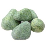 Камень для сауны "жадеит" шлифованный средний фракция 100-140 упаковка Хакасинтерсервис