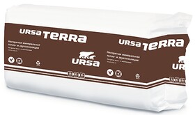 Утеплитель URSA TERRA 37 PN (1250x610x100 мм), 0, 7625 м3, стекловолокно, 10 шт. в упаковке