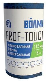 Шлифовальная бобина ВОЛМА Prof-Touch 115х5 Р240 на тканевой основе
