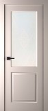 Межкомнатная дверь Alta (остекленное) Эмаль слоновая кость - 2,0х0,6
