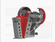 Щековая дробильная установка LIMING PE 500*750