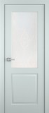 Межкомнатная дверь Alta (остекленное) Эмаль светло - серый - 2,0х0,6